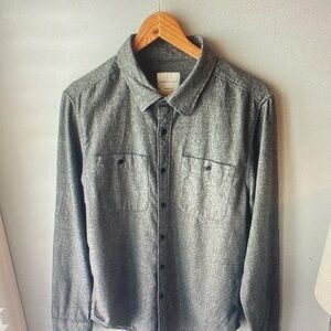 Stylish Gray Textured Shirt